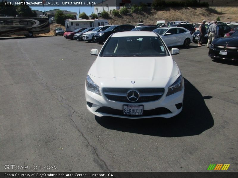 Cirrus White / Beige 2015 Mercedes-Benz CLA 250