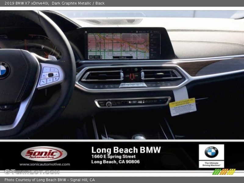 Dark Graphite Metallic / Black 2019 BMW X7 xDrive40i