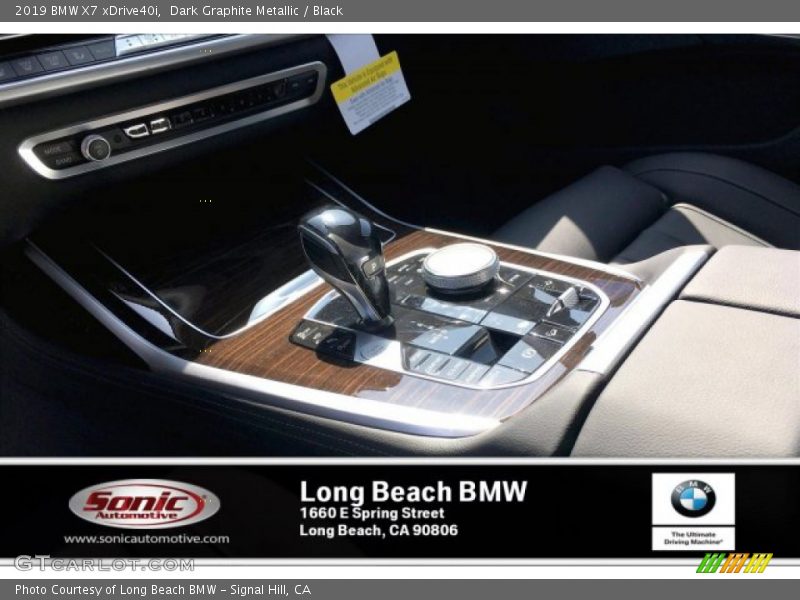 Dark Graphite Metallic / Black 2019 BMW X7 xDrive40i