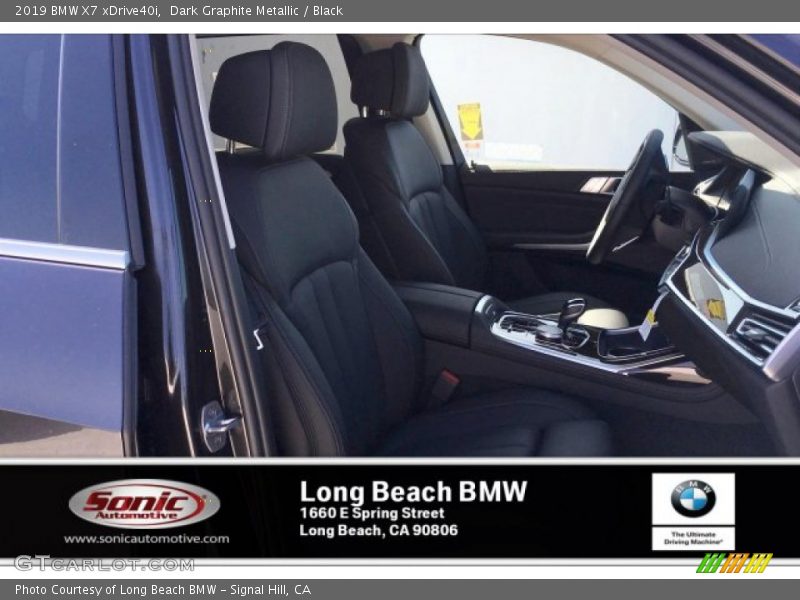 Dark Graphite Metallic / Black 2019 BMW X7 xDrive40i