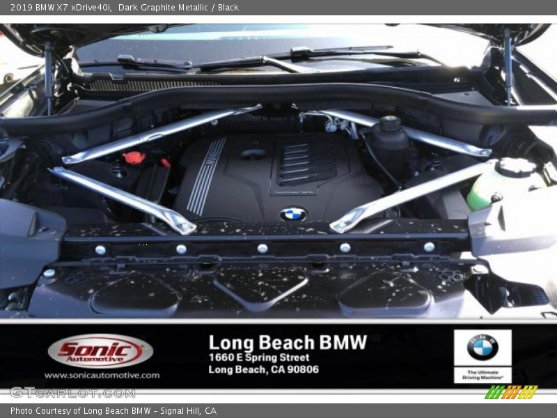 Dark Graphite Metallic / Black 2019 BMW X7 xDrive40i