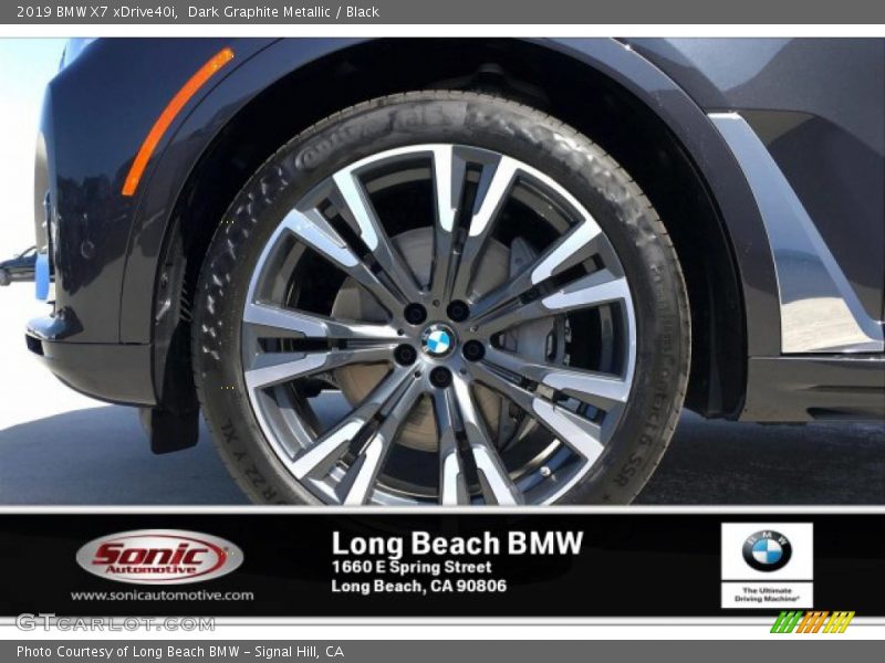 Dark Graphite Metallic / Black 2019 BMW X7 xDrive40i