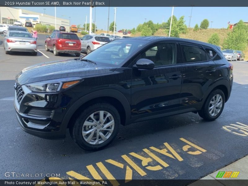 Black Noir Pearl / Black 2019 Hyundai Tucson SE AWD