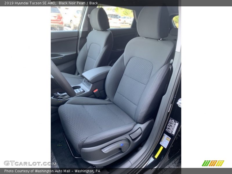 Black Noir Pearl / Black 2019 Hyundai Tucson SE AWD