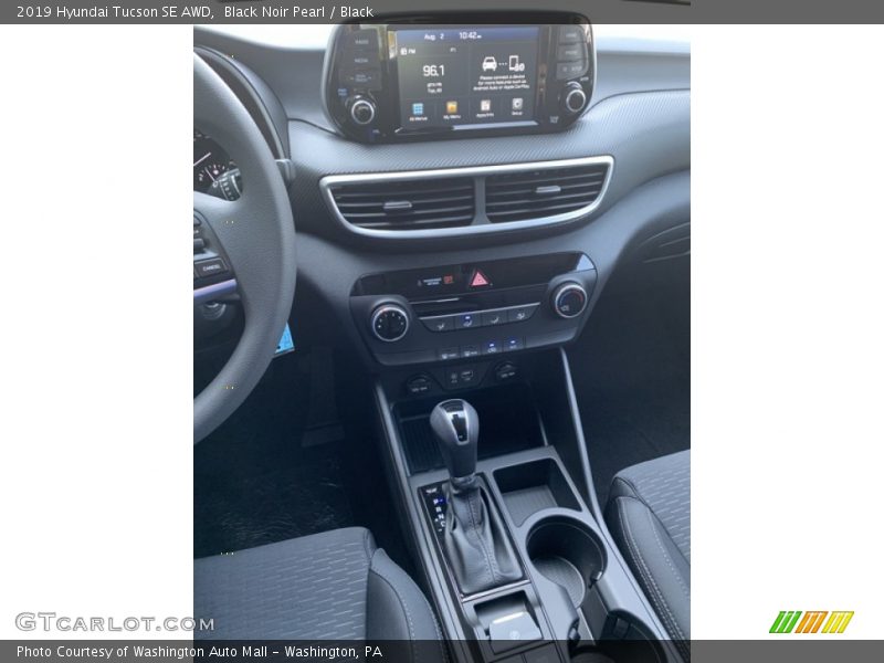 Black Noir Pearl / Black 2019 Hyundai Tucson SE AWD