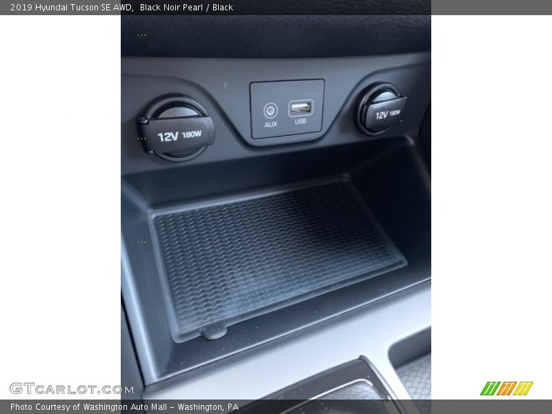Black Noir Pearl / Black 2019 Hyundai Tucson SE AWD