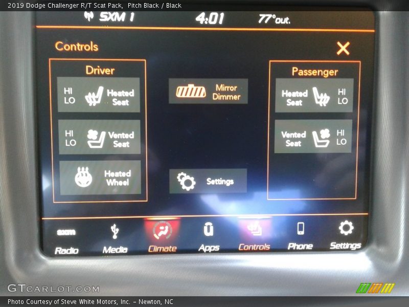 Pitch Black / Black 2019 Dodge Challenger R/T Scat Pack