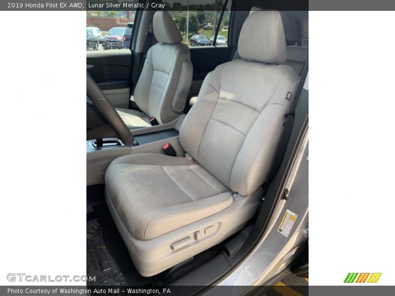 Lunar Silver Metallic / Gray 2019 Honda Pilot EX AWD