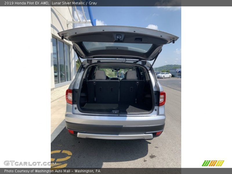 Lunar Silver Metallic / Gray 2019 Honda Pilot EX AWD