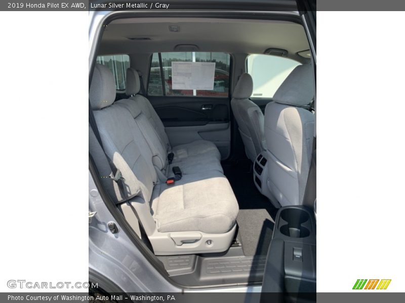 Lunar Silver Metallic / Gray 2019 Honda Pilot EX AWD