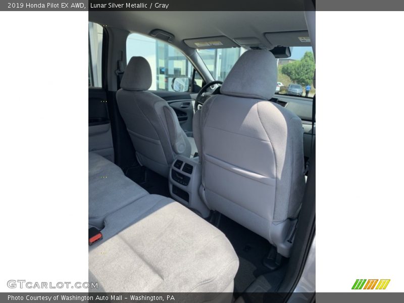 Lunar Silver Metallic / Gray 2019 Honda Pilot EX AWD