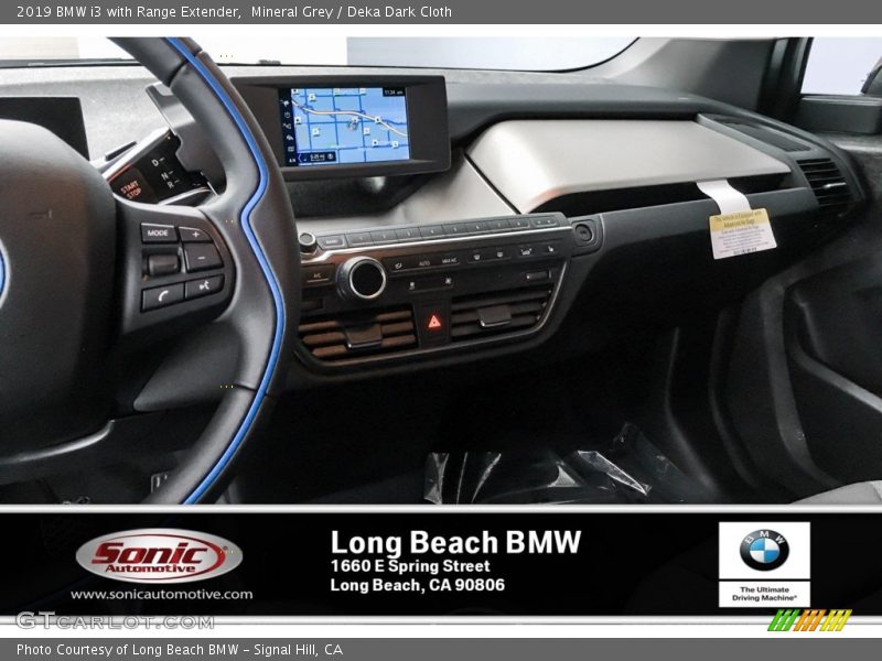 Mineral Grey / Deka Dark Cloth 2019 BMW i3 with Range Extender