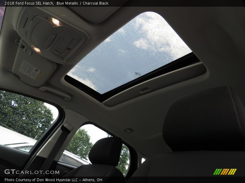 Blue Metallic / Charcoal Black 2018 Ford Focus SEL Hatch
