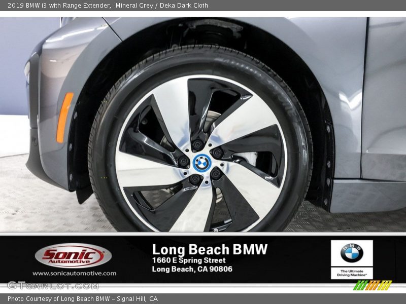 Mineral Grey / Deka Dark Cloth 2019 BMW i3 with Range Extender