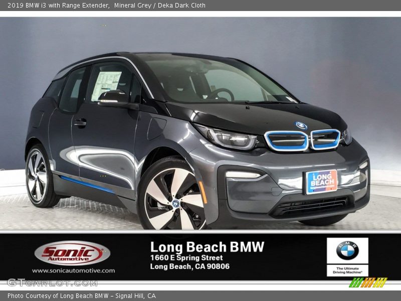 Mineral Grey / Deka Dark Cloth 2019 BMW i3 with Range Extender