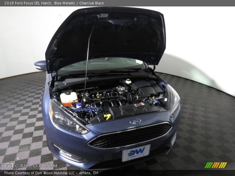 Blue Metallic / Charcoal Black 2018 Ford Focus SEL Hatch