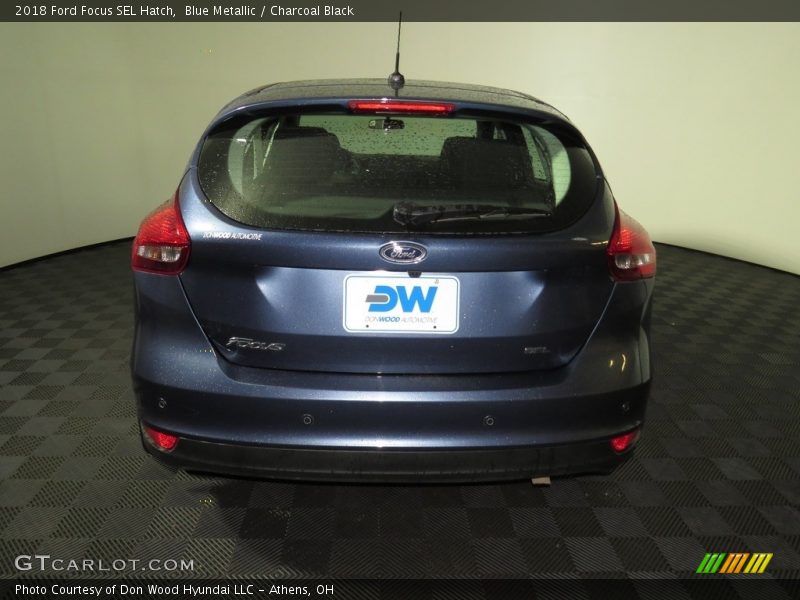 Blue Metallic / Charcoal Black 2018 Ford Focus SEL Hatch