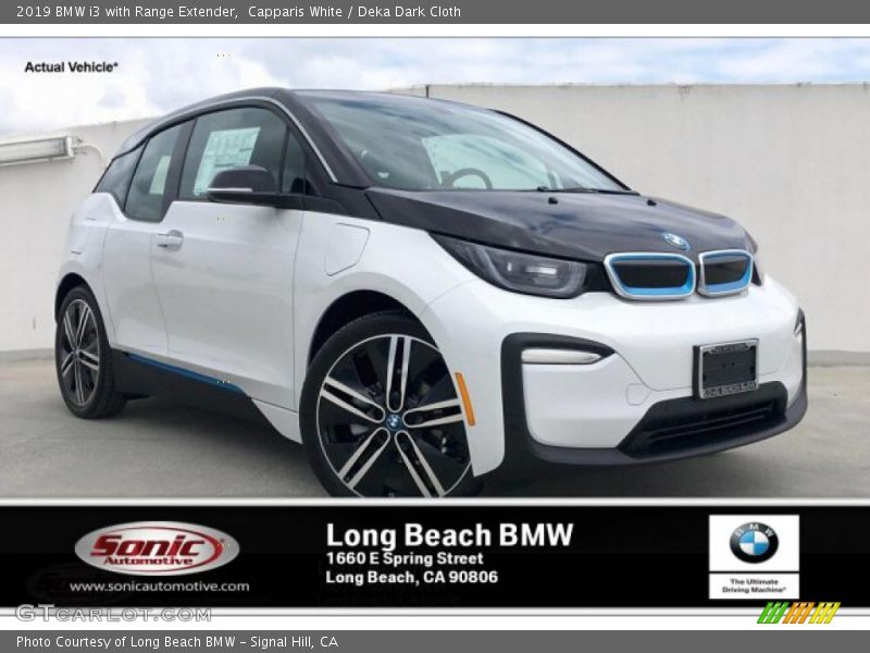 Capparis White / Deka Dark Cloth 2019 BMW i3 with Range Extender