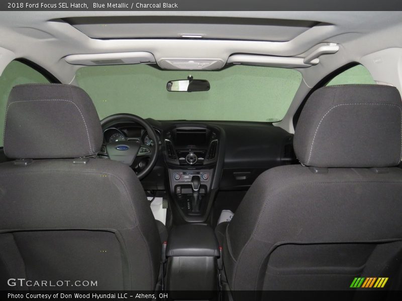 Blue Metallic / Charcoal Black 2018 Ford Focus SEL Hatch