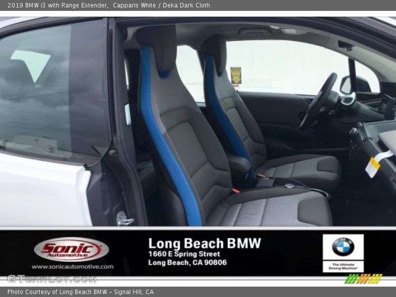 Capparis White / Deka Dark Cloth 2019 BMW i3 with Range Extender
