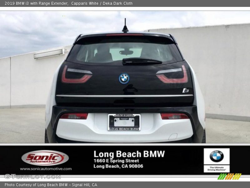Capparis White / Deka Dark Cloth 2019 BMW i3 with Range Extender