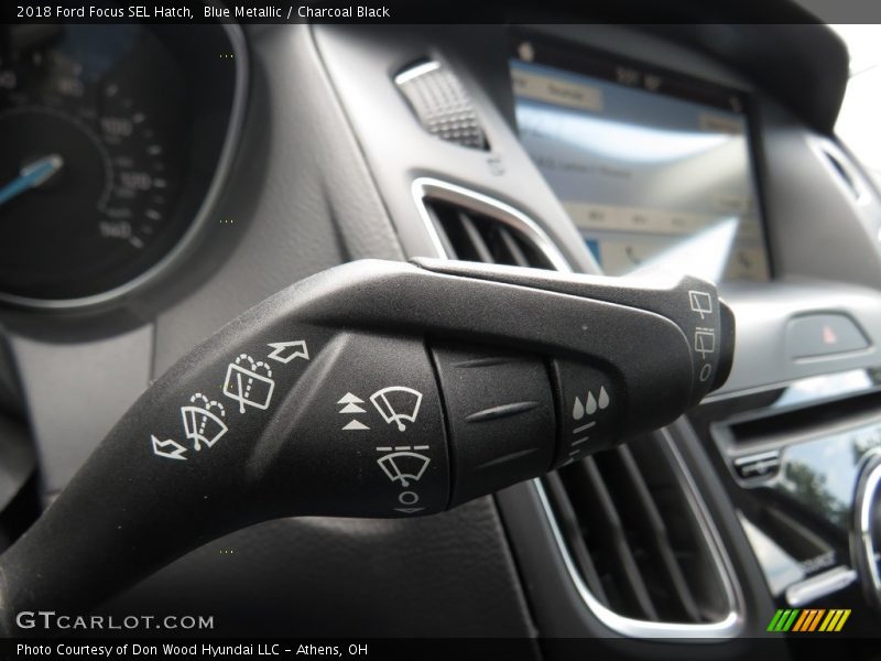 Blue Metallic / Charcoal Black 2018 Ford Focus SEL Hatch