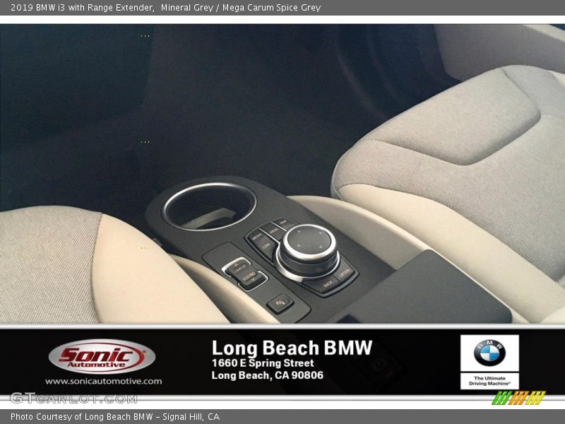 Mineral Grey / Mega Carum Spice Grey 2019 BMW i3 with Range Extender