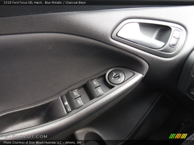 Blue Metallic / Charcoal Black 2018 Ford Focus SEL Hatch