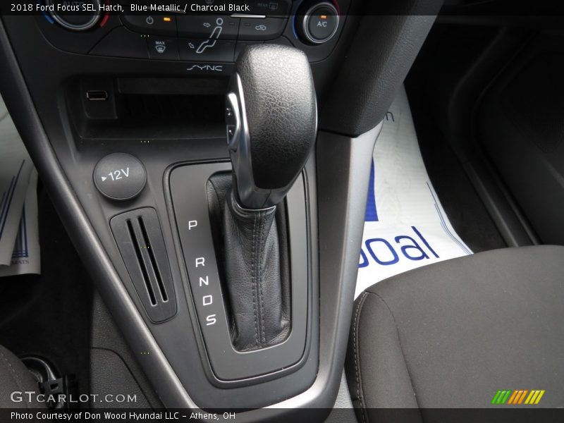 Blue Metallic / Charcoal Black 2018 Ford Focus SEL Hatch
