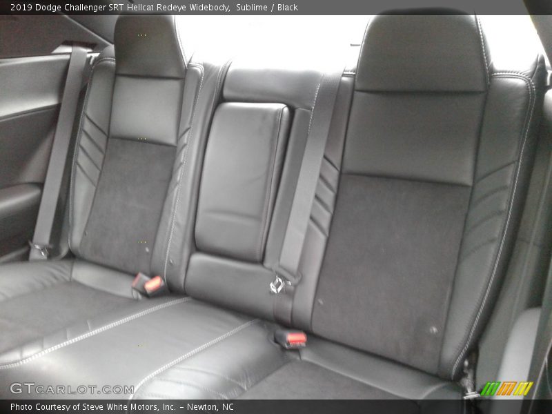 Rear Seat of 2019 Challenger SRT Hellcat Redeye Widebody