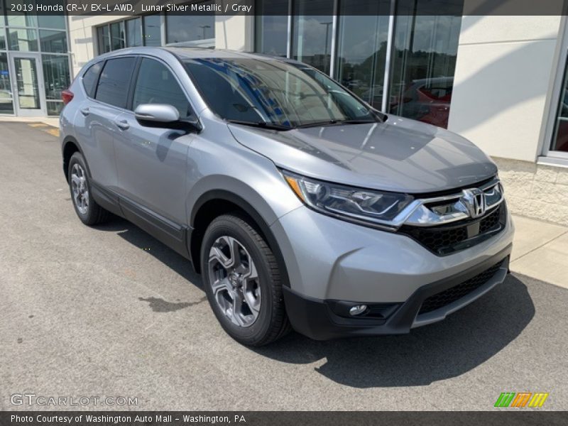 Lunar Silver Metallic / Gray 2019 Honda CR-V EX-L AWD