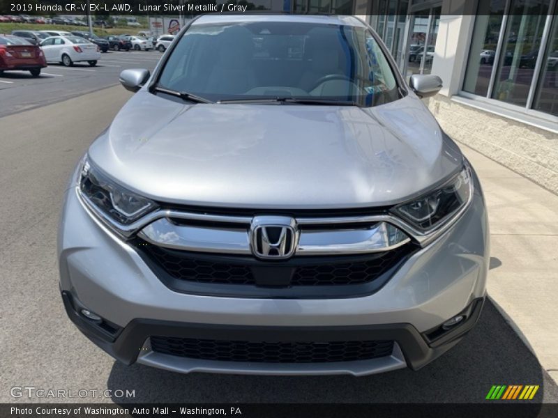 Lunar Silver Metallic / Gray 2019 Honda CR-V EX-L AWD