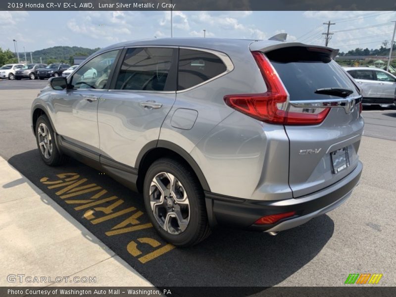 Lunar Silver Metallic / Gray 2019 Honda CR-V EX-L AWD