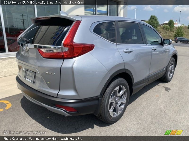 Lunar Silver Metallic / Gray 2019 Honda CR-V EX-L AWD