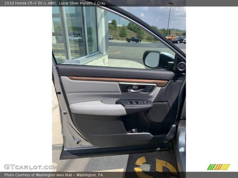 Lunar Silver Metallic / Gray 2019 Honda CR-V EX-L AWD