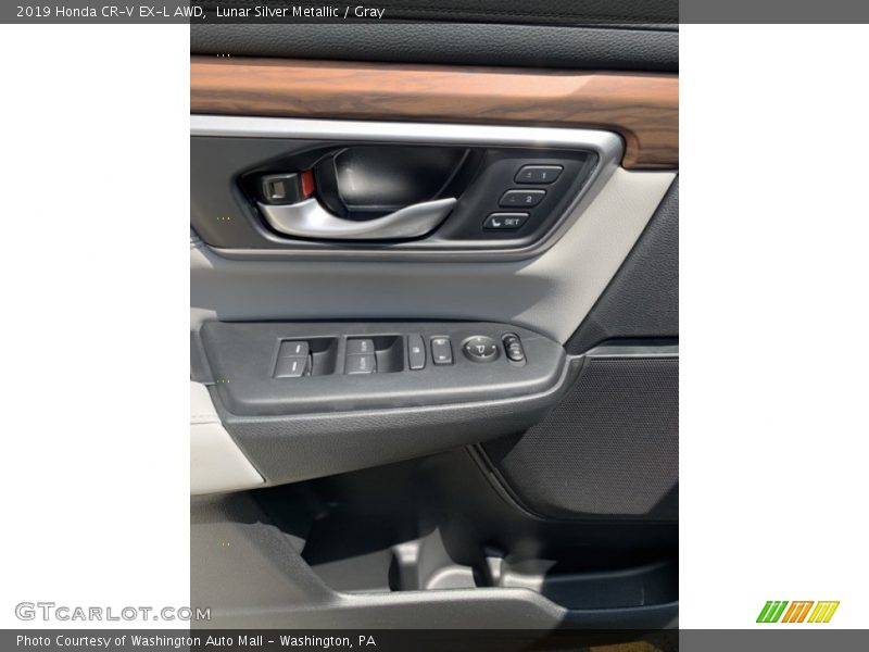 Lunar Silver Metallic / Gray 2019 Honda CR-V EX-L AWD