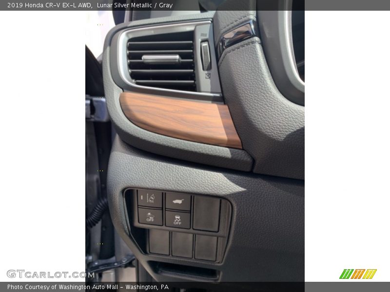 Lunar Silver Metallic / Gray 2019 Honda CR-V EX-L AWD