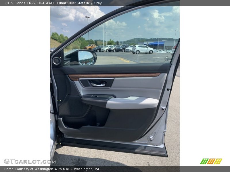 Lunar Silver Metallic / Gray 2019 Honda CR-V EX-L AWD