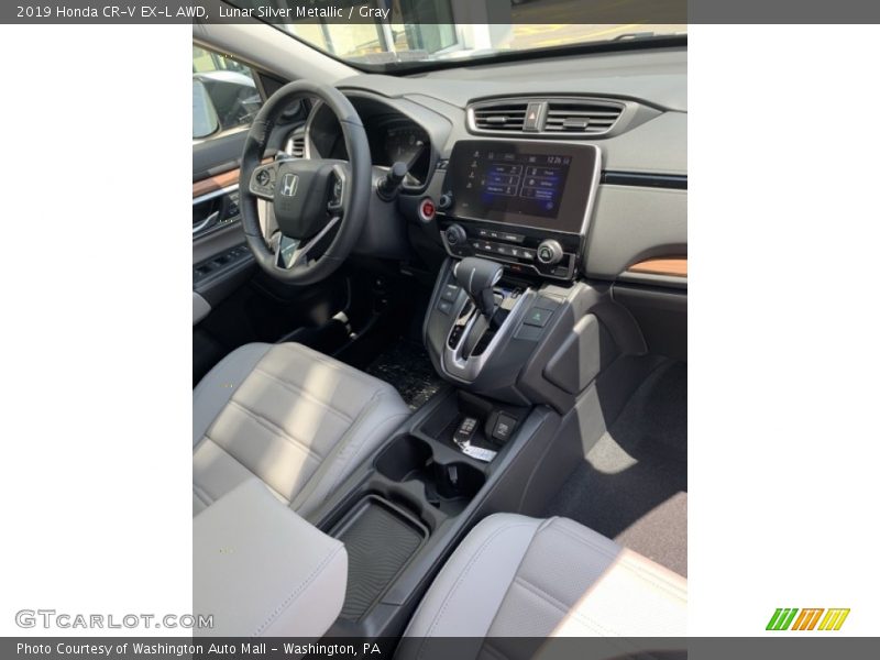 Lunar Silver Metallic / Gray 2019 Honda CR-V EX-L AWD