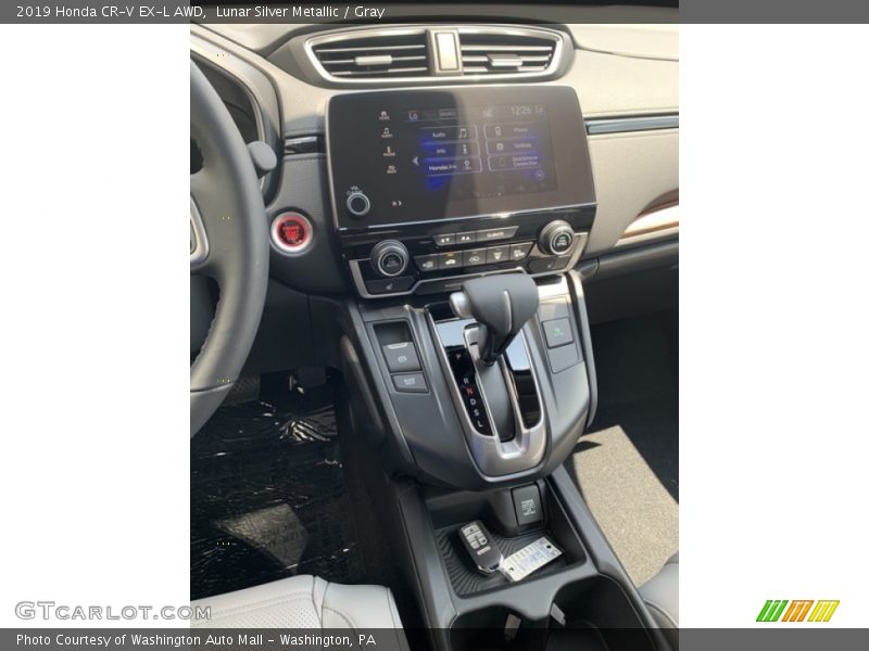 Lunar Silver Metallic / Gray 2019 Honda CR-V EX-L AWD