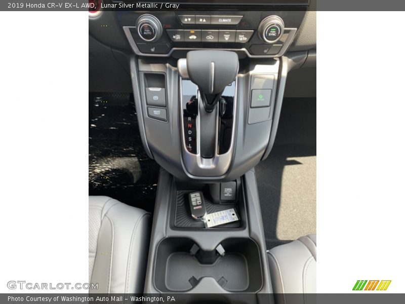 Lunar Silver Metallic / Gray 2019 Honda CR-V EX-L AWD