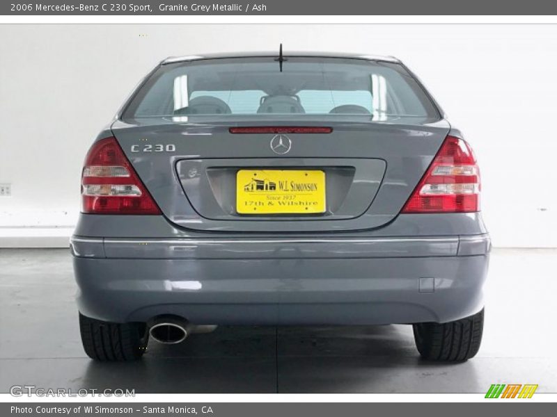 Granite Grey Metallic / Ash 2006 Mercedes-Benz C 230 Sport