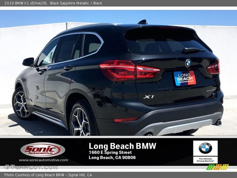 Black Sapphire Metallic / Black 2019 BMW X1 sDrive28i