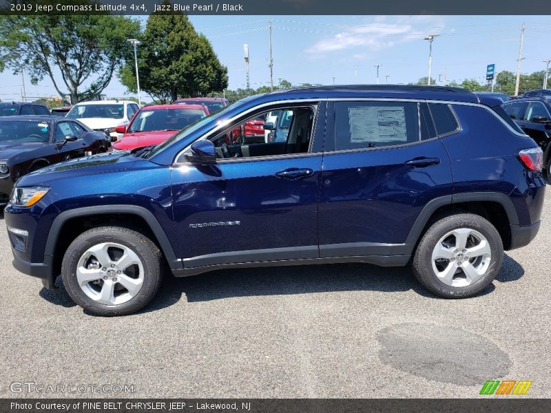 Jazz Blue Pearl / Black 2019 Jeep Compass Latitude 4x4