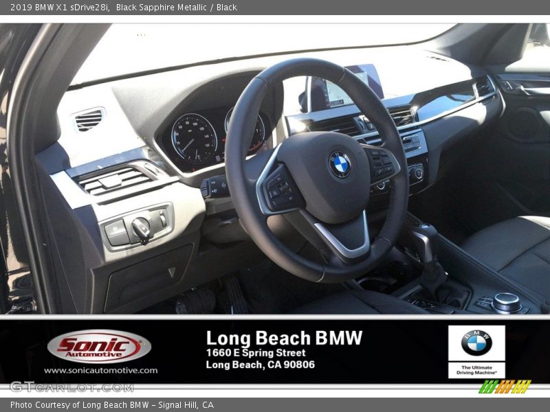Black Sapphire Metallic / Black 2019 BMW X1 sDrive28i