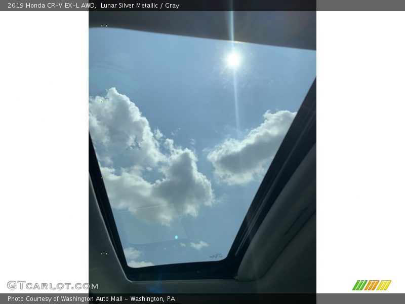 Lunar Silver Metallic / Gray 2019 Honda CR-V EX-L AWD