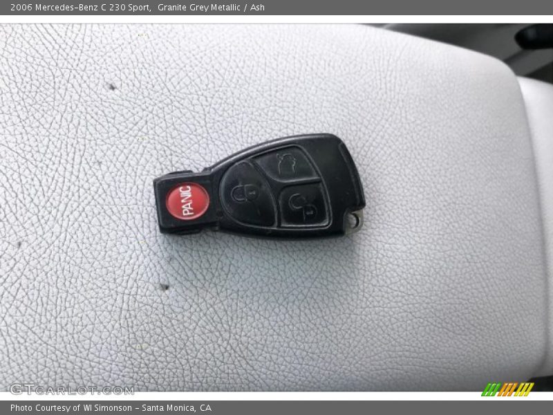 Granite Grey Metallic / Ash 2006 Mercedes-Benz C 230 Sport