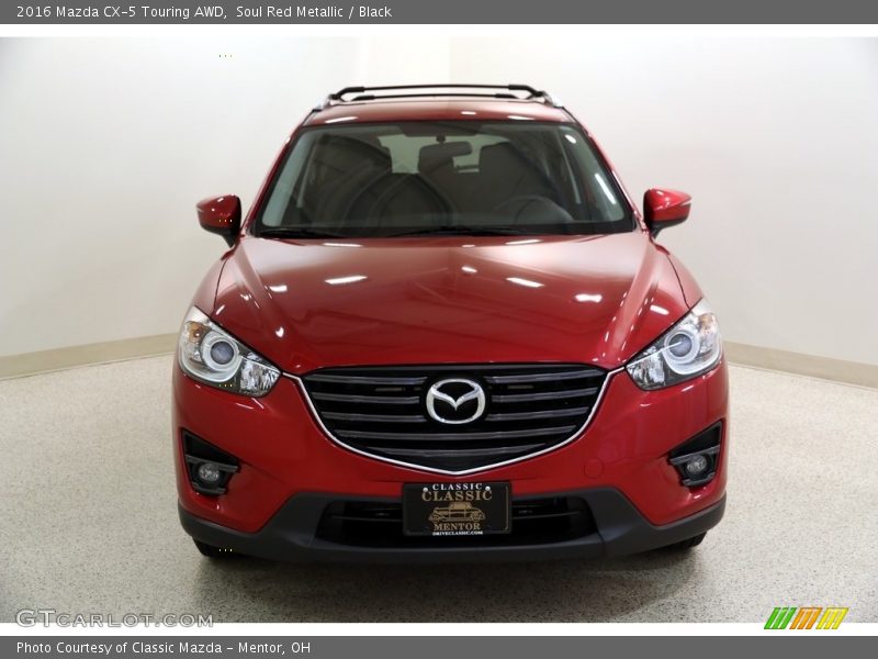 Soul Red Metallic / Black 2016 Mazda CX-5 Touring AWD