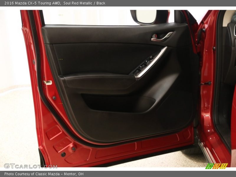 Soul Red Metallic / Black 2016 Mazda CX-5 Touring AWD