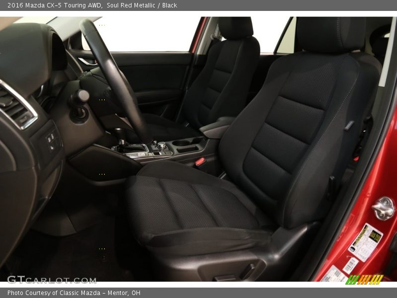 Soul Red Metallic / Black 2016 Mazda CX-5 Touring AWD